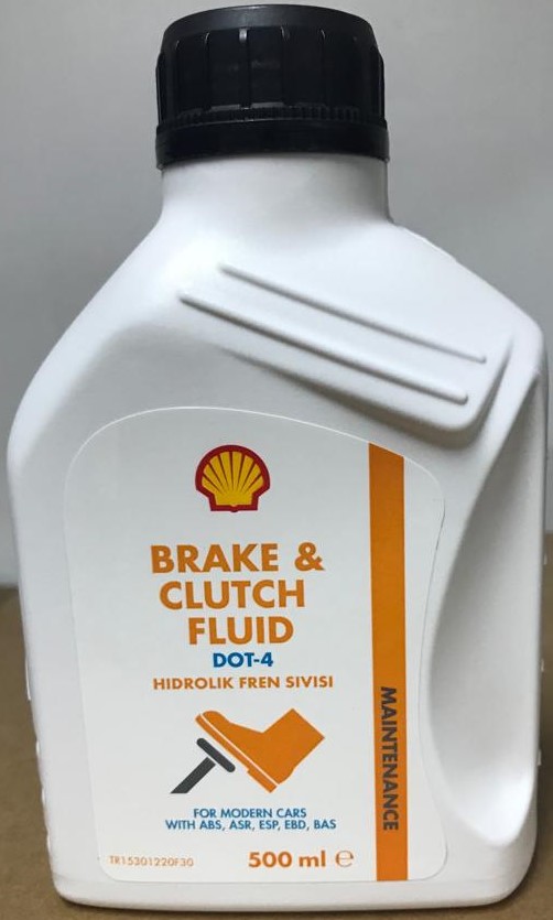 SHELL BRAKE & CLUTCH FLUID DOT-4  500 ML